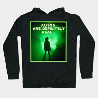 aliens  are definitely real Hoodie